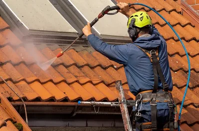 Démoussage et hydrofuge de toiture à Dettey